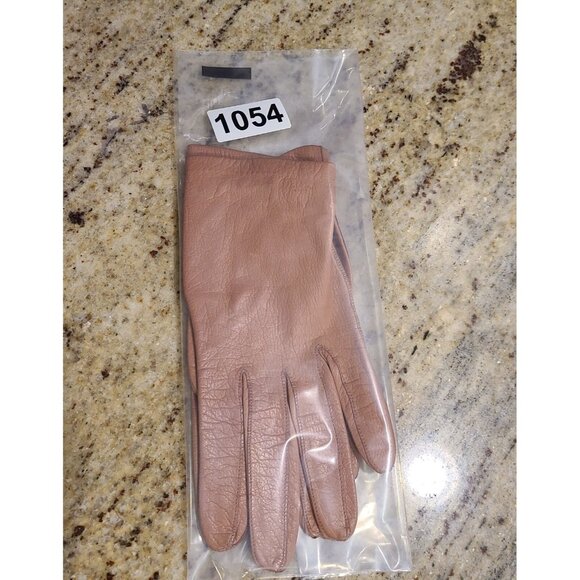 Vintage Mark Cross Gloves Women’s Size S Brown Soft Leather Button Wrist main image 5